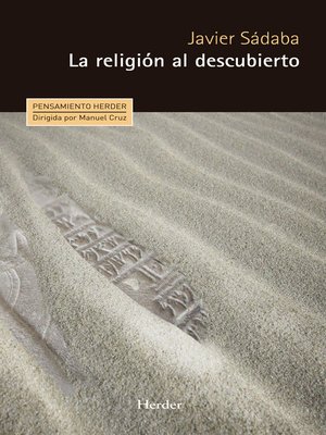 cover image of La religión al descubierto